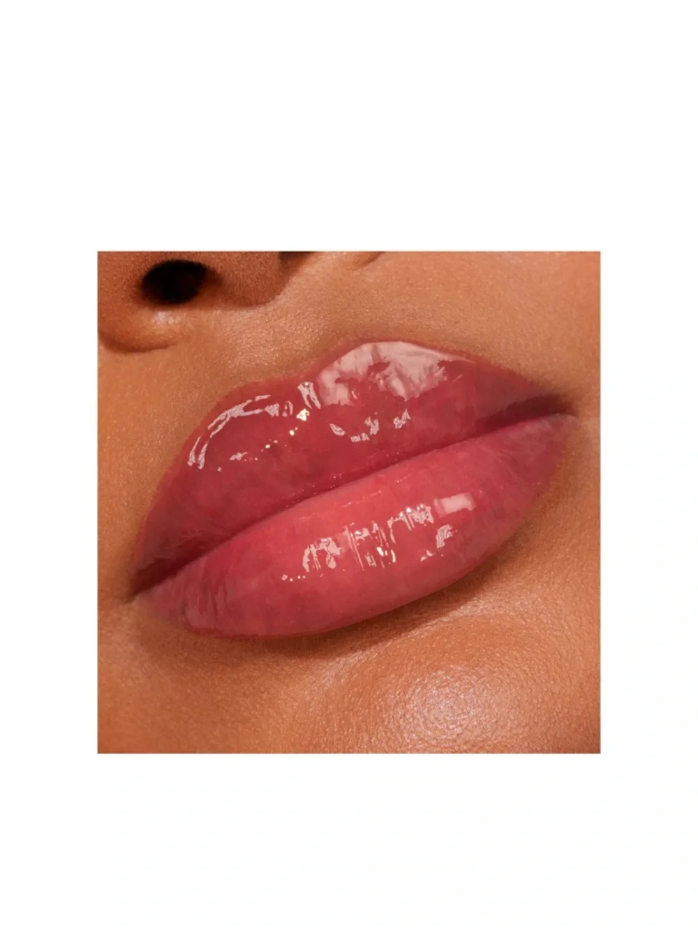 REM r.e.m. beauty Essential Drip Glossy Balm in Shirley True Red 0.15oz $20 NIB